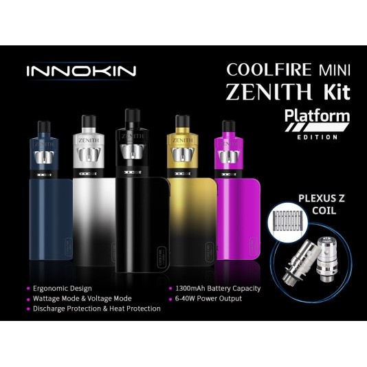 INNOKIN Cool Fire mini+Zenith D22 kit Black
